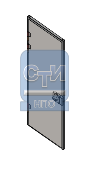 СТИ.БДМУ.ЗК.01.000 - Дверь металлическая усиленная с замком камерного типа одностворчатая, с замком камерного типа